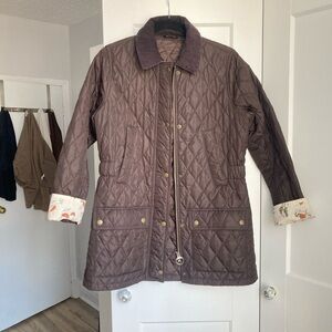 Barbour Quilted Jacket in Brown